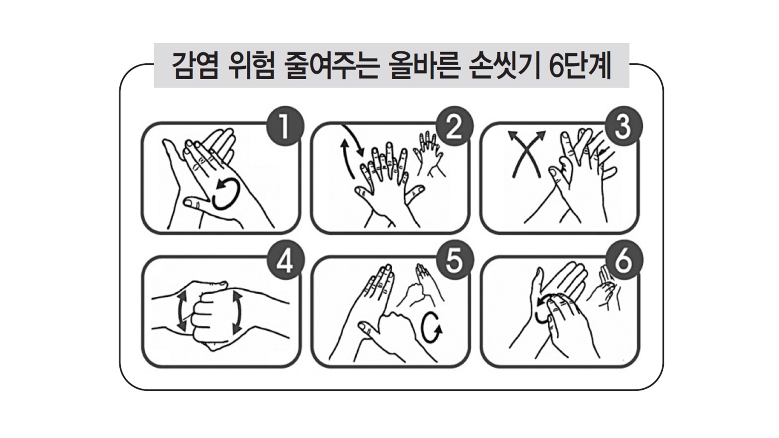 흐르는 물에 30초 이상 씻어야 감염 위험 줄어